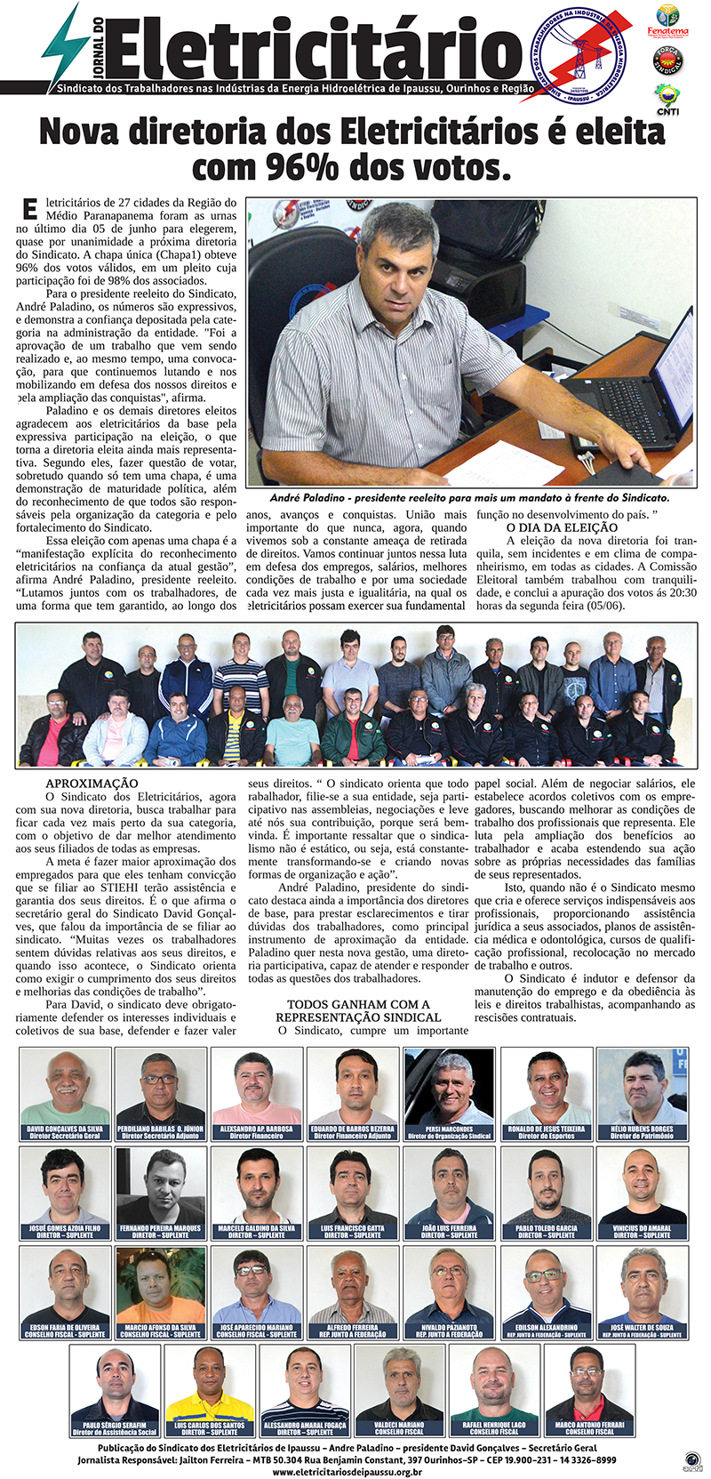 Boletim Eleita Diretoria ourinhos (1)